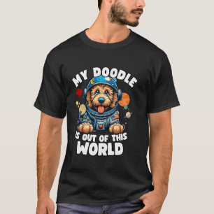 Camiseta Projetos Divertidos de Amante de Labradoodle
