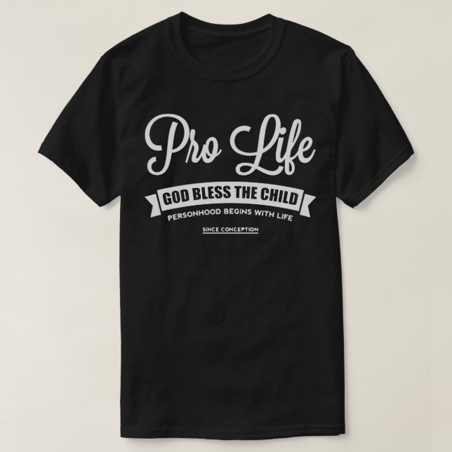 Camiseta ProLife (Frente do Design)