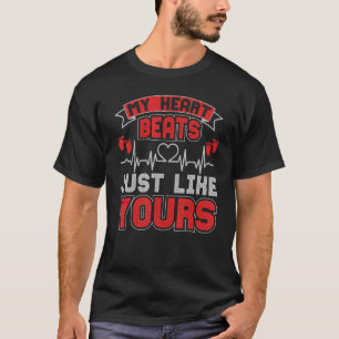 Camiseta Prolife for Women My Heart Beats Igual ao seu P