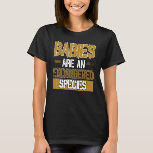 Camiseta Prolongamento para as mulheres bebês são ameaçados