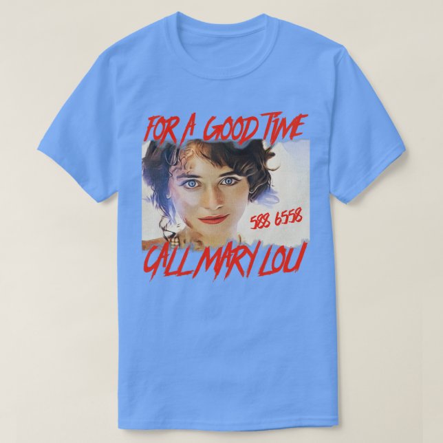 Camiseta Prom Night 2 Mary Lou 80s Horror Movie (Frente do Design)