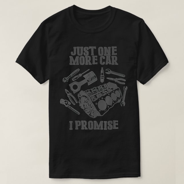 Camiseta Promessa De Mais Um Carro Parte I Para O Entusiast (Frente do Design)