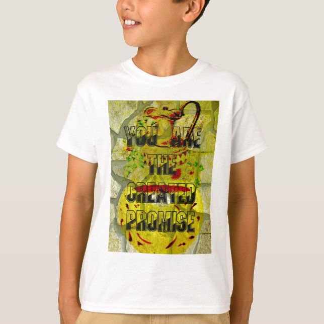 Camiseta Promessa do ouro: O Script do Ouro do Destino (Frente)