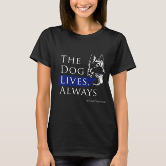 Camiseta Promessa Piper: O Cachorro Vive Negro De Camisa-T