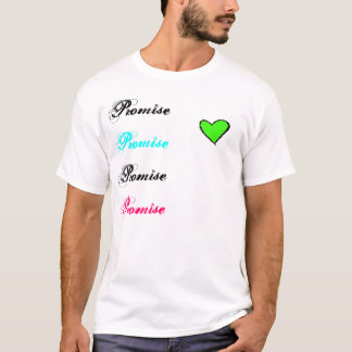 Camiseta Promessa! Promessa! - Coração de néon