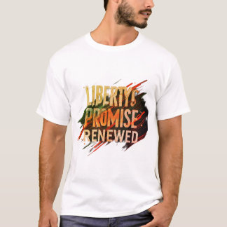 Camiseta Promessa Renovada da Liberdade - Um Tributo à Libe