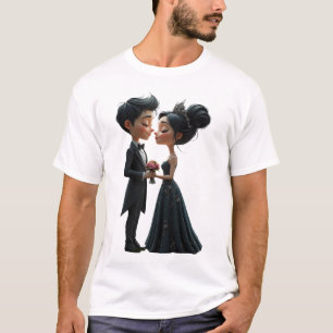 Camiseta Promessas ao Luar – Um Cute Momento de Casamento G