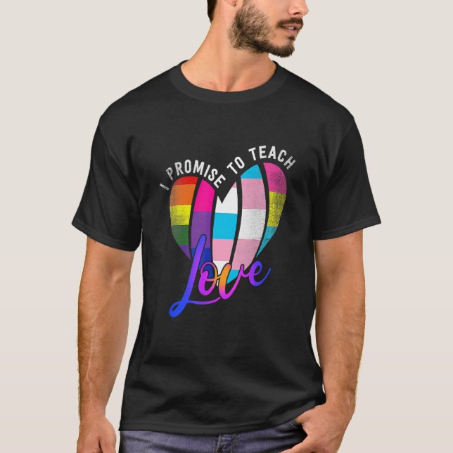 Camiseta Prometo Ensinar A Igualdade Da Diversidade E A Ig (Frente)