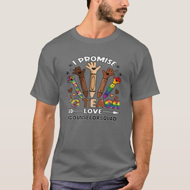 Camiseta Prometo Ensinar O Conselheiro De Amor, Esquadrão C (Frente)