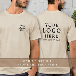 Camiseta Promo De Nome Da Empresa De Logotipos Para Empresa