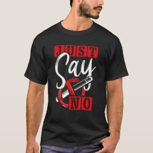 Camiseta Promoção Antitabagismo Basta Dizer Não Cigarro Fu