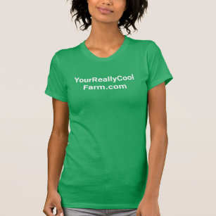 Camiseta Promoção de Fazendas, fazenda, verde, suas própria