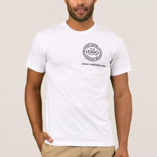 Camiseta Promocional de Logotipo Comercial com Marca da Emp