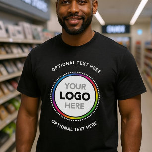 Camiseta Promocional para Negócios - Logotipo e Te