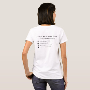 Camiseta Promocional profissional da empresa moderna