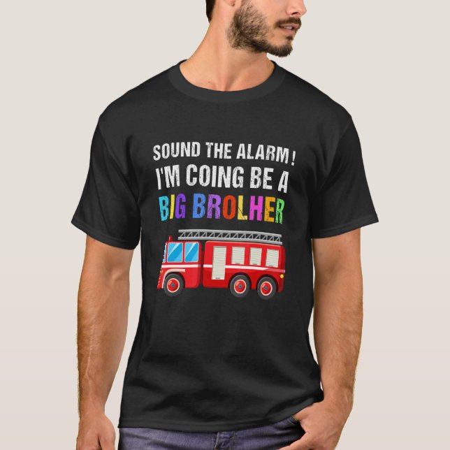 Camiseta Promoted To Big Brother 2023 Boys Sibling Outfits  (Frente)