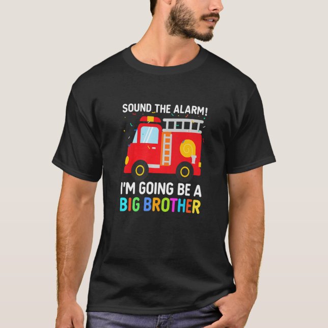 Camiseta Promoted To Big Brother 2023 Boys Sibling Outfits  (Frente)