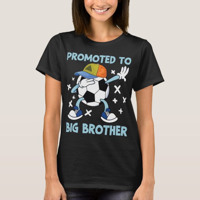 Camiseta Promoted To Big Brother Soccer Design  (Frente)