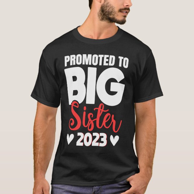 Camiseta Promoted to Big Sister 2023 (Frente)