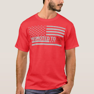 Camiseta Promoted To Dad 2023 Pregnancy Announcements 