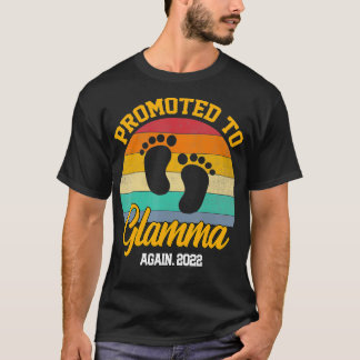 Camiseta Promoted to Glamma Vintage Mother's Day Funny 