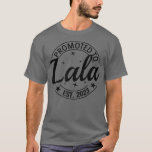 Camiseta Promoted To Lala 2023 Soon To Be Grandma Pregnancy<br><div class="desc">Promoted To Lala 2023 Soon To Be Grandma Pregnancy Matching  .</div>