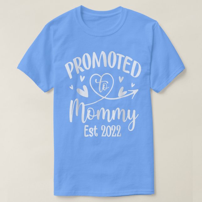 Camiseta Promoted To Mommy 2022 New Mom 2022 For Women Men  (Frente do Design)