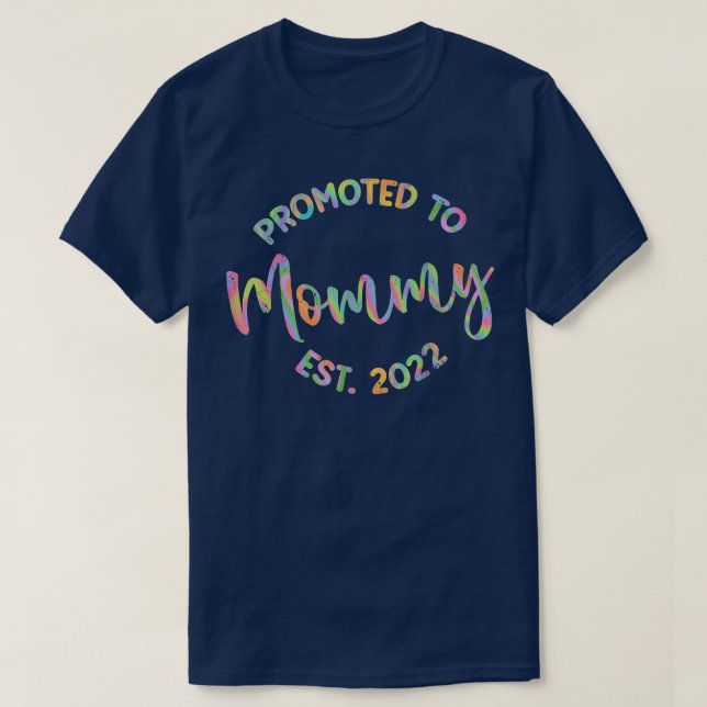 Camiseta Promoted To Mommy 2022  Pregnancy Best Mommy 2022  (Frente do Design)