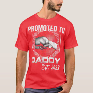 Camiseta Promoted to Soon Est 2023 Funny Pregnancy Announce