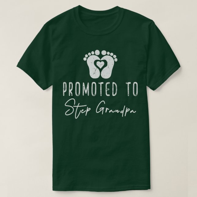 Camiseta Promoted to step grandma 2022 Soon To Be Pregnancy (Frente do Design)