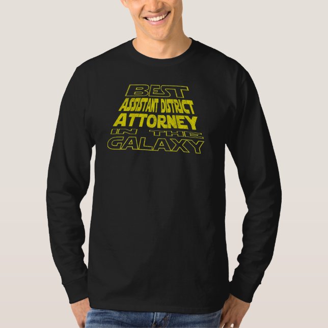 Camiseta Promotor Adjunto do Distrito Design de Verso Espac (Frente)