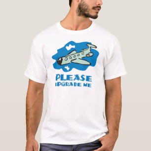 Camiseta Promova-me por favor à classe executiva no plano