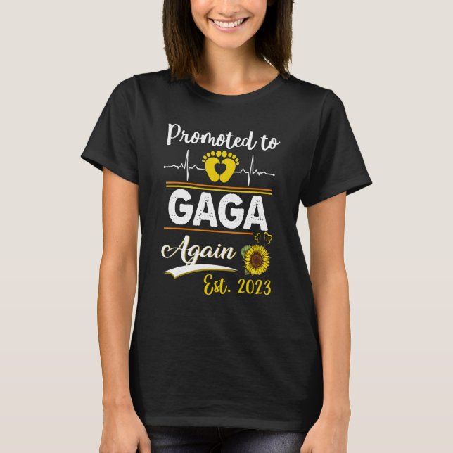 Camiseta Promovida A Gaga Novamente Em 2023 Girassol Nova G (Frente)