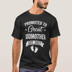 Camiseta Promovida a Grande Madrinha Est 2027 Anúncio de Gr