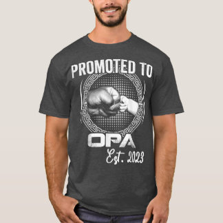 Camiseta Promovida à Opa Est 2023 Engraçada Gravidez Announ