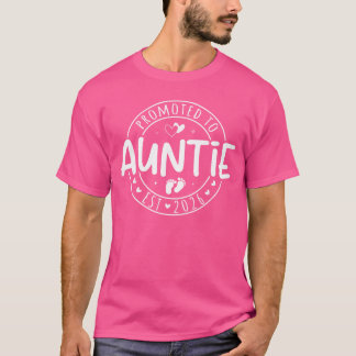 Camiseta Promovida a Tia desde 2026 Em Breve Tia Engraçada
