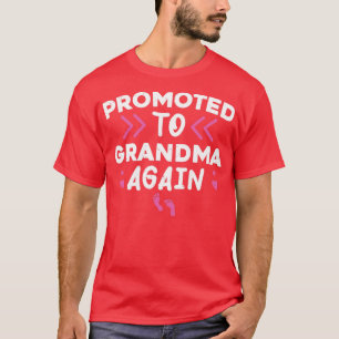 Camiseta Promovida à vovó de novo à avó