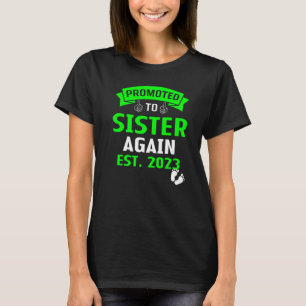Camiseta Promovida De Novo À Irmã Grande No Ano Passado De