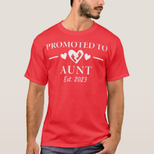 Camiseta Promovida Para A Tia 2023 Anunciante De Gravidez D