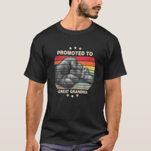 Camiseta Promovida Para A Vovó Excelente Pela Primeira Vez
