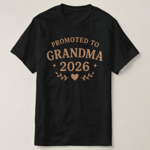 Camiseta Promovida para Avó 2026 Nova Ideia de Presente p