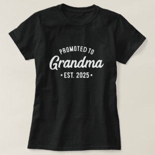 Camiseta Promovida para Avó Est 2025 Retro Avó 2025