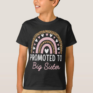 Camiseta Promovidas À Irmã Grande Meninas Adolescentes Mulh