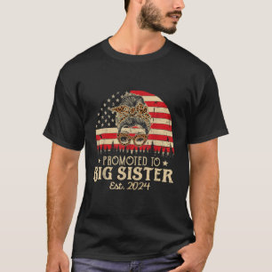 Camiseta Promovidas Para A Irmã Grande Est 2024 Mulheres Us