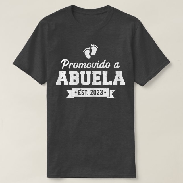 Camiseta Promovideo A Abuela 2023, Avó Espanhola Promovida  (Frente do Design)