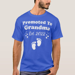 Camiseta Promovido À Avó 2022 Anúncio De Gravidez