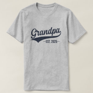 Camiseta Promovido a Avô 2025 Avô está 2025