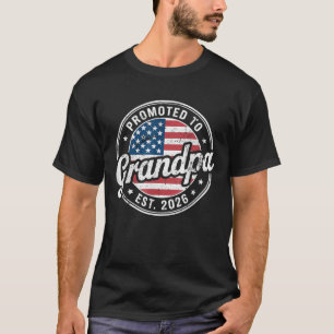 Camiseta Promovido a Avô Desde 2026 Em Breve Será Avô
