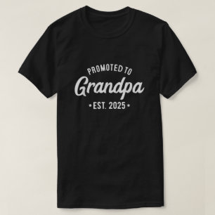 Camiseta Promovido a Avô Est 2025 Futuro Avô