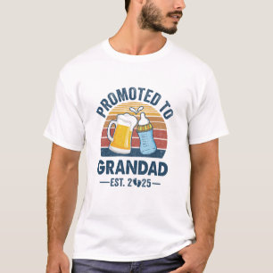 Camiseta Promovido A Avós Do Leste De 2025 Pela Primeira Ve